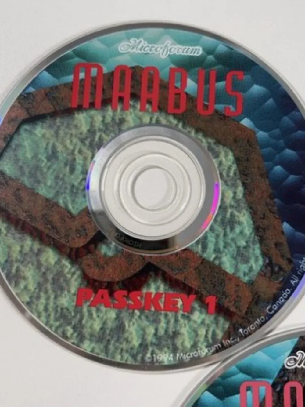 VTG Maabus (PC, 1994) 3-Disc Set CD-ROM Microforum No Case or Artwork